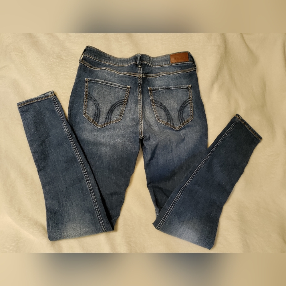 Hollister High Rise Super Skinny Classic Stretch 7L, W-28, L-32, Junior/Women - Picture 4 of 4